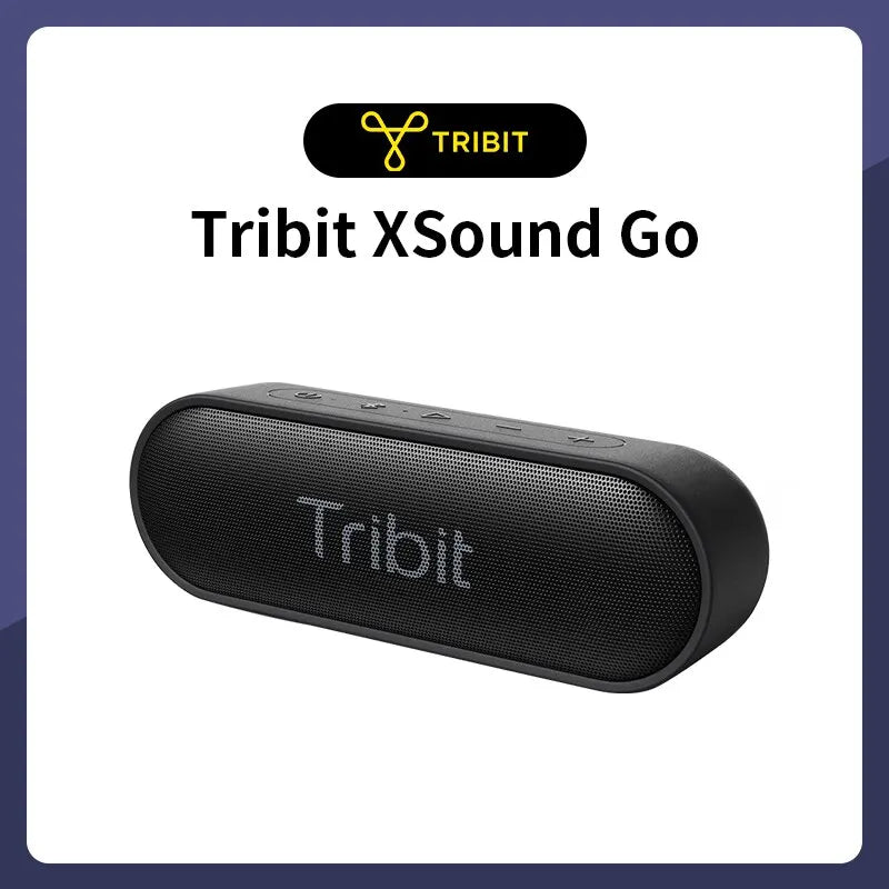 Tribit XSound Go Portable Bluetooth Speaker IPX7 Waterproof Better Bass 24-Hour Playtime For Party Camping Speakers Type-C AUX by MVEnergo