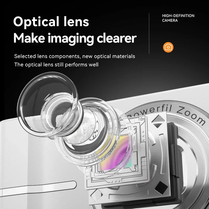 Xiaomi 4K Digital Camera 50MP 16X Student Camera Outdoor Anti-Shake Digital Video Camera Flash Video Recorder Small Video Camera by MVEnergo