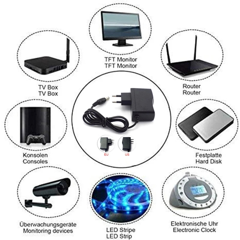 AC 220V To 5V 12V 24V Power Supply Adapter 1A 2A 3A 5A 6A 8A 10A Charger Universal Switching Power Supply Adapter 5 12 24 V Volt by MVEnergo