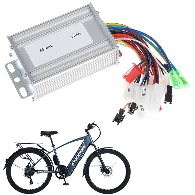Electric Bicycle Accessories 36V/48V Electric Bike 350W Brushless DC Motor Controller For Electric Bicycle E-bike Scooter by MVEnergo