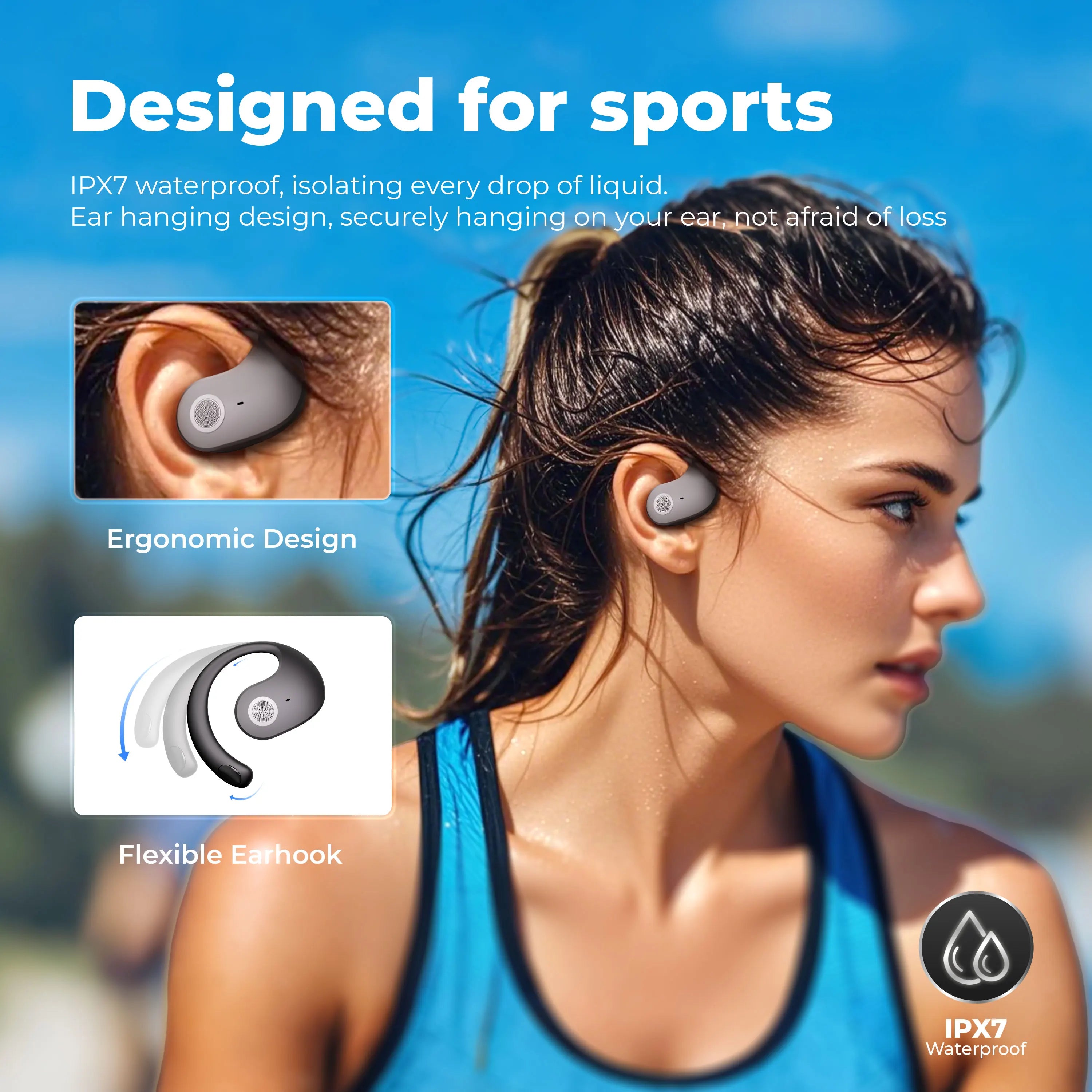 144 Language Translation Wireless Headphones Smart Waterproof Ai Real-time Translator Bluetooth 5.4 Earbuds Business Earphone by MVEnergo