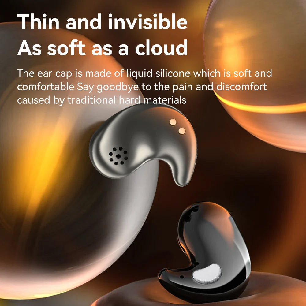 B13 Bluetooth Sleep Earphones Wireless Headset 5.3 With Comfortable Wearing Touch Control Headphone Earbuds For All Mobile Phone by MVEnergo