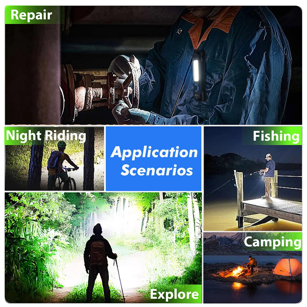 SOFIRN IF23 PRO 5000lm Flashlight XHP70B Led Rechargeable USB C Super Bright EDC Torch with RGB Magnet for Outdoor Emergency by MVEnergo