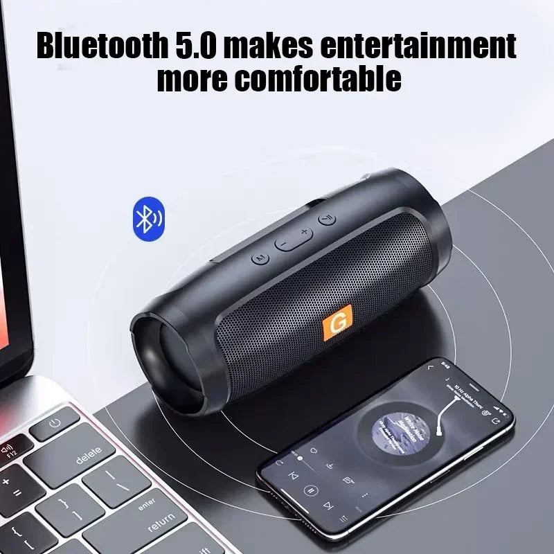 Portable Subwoofer Bluetooth Speakers Outdoor Stereo Surround Waterproof Loudspeaker Wireless Sound Box Support FM Radio TF Card by MVEnergo