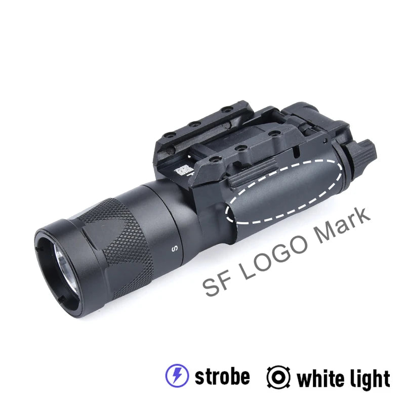 Tactical Surefir X300 X300U Ultra X300V XH35 Metal Pistol Gun Strobe LED Light Fit 20mm Rail Airsoft Hanging Hunting Flashlight by MVEnergo