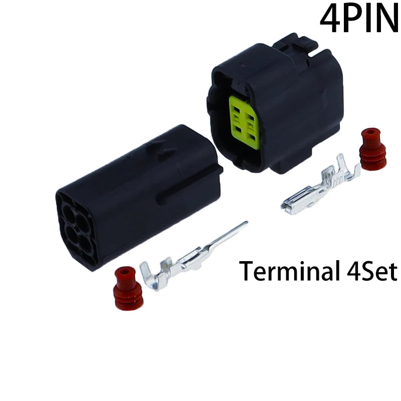 1 2 3 4 6 8 10 12 16 Pin Denso Auto Waterproof Wire Connector Electrical Plug Car Sealed Truck Harness Socket With Terminal