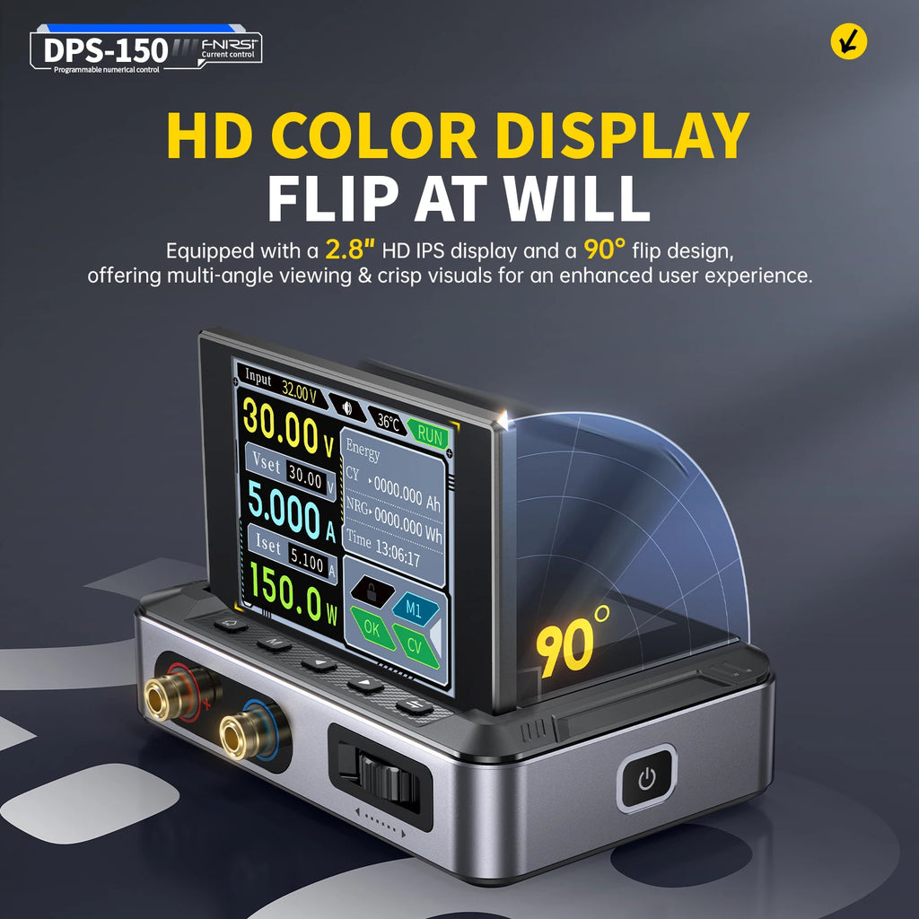 FNIRSI DPS-150 Laboratory DC Power Supply CNC Adjustable 30V 5A Digit Display Mini Portable Regulator Switching Power Supply by MVEnergo