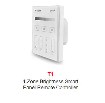 Miboxer Mi Light B0/B1/B2/B3/B4/B8/T1/T2/T3/T4 brightness/CT/RGB/RGBW/RGB+CCT Smart Panel Remote Strip LED RGB Controller Dimmer
