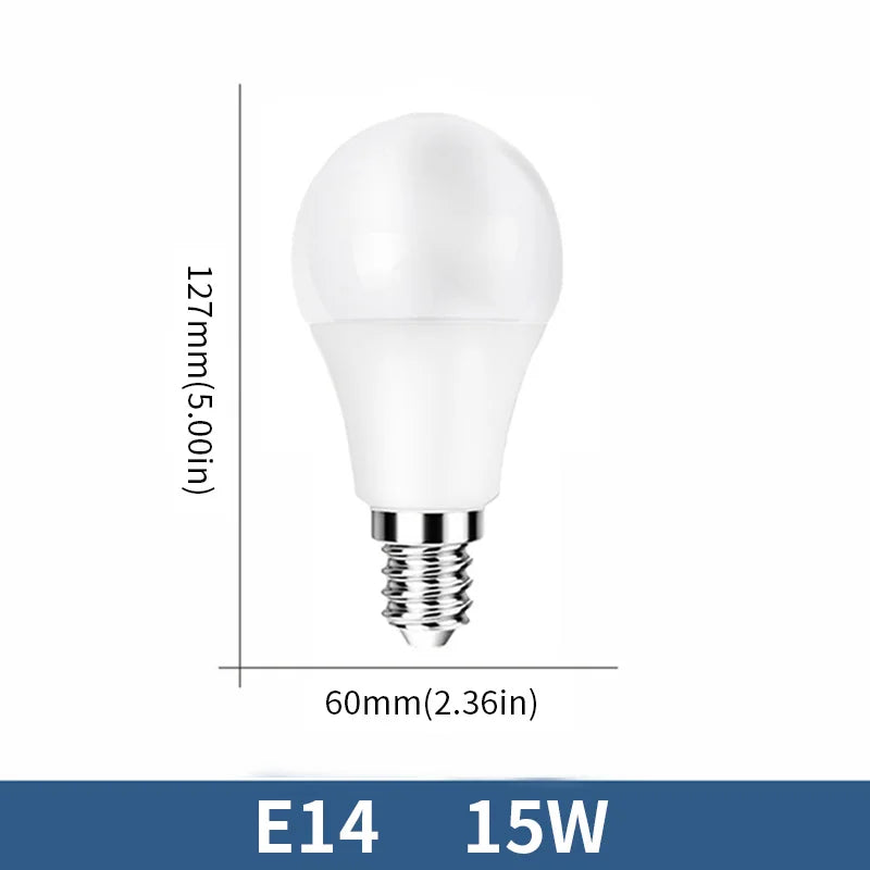 10pcs LED Bulb Lamps AC220V E27 E14 3W 6W 9W 12W 15W 18W 20W Lampada Bombilla Living Room Home Luminair AP 220V