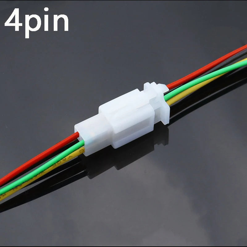 1set 2.8mm 2/3/4/6/9 pin Automotive Quick connection Electrical wire connector Male Female cable terminal plug Kits Motorcycle