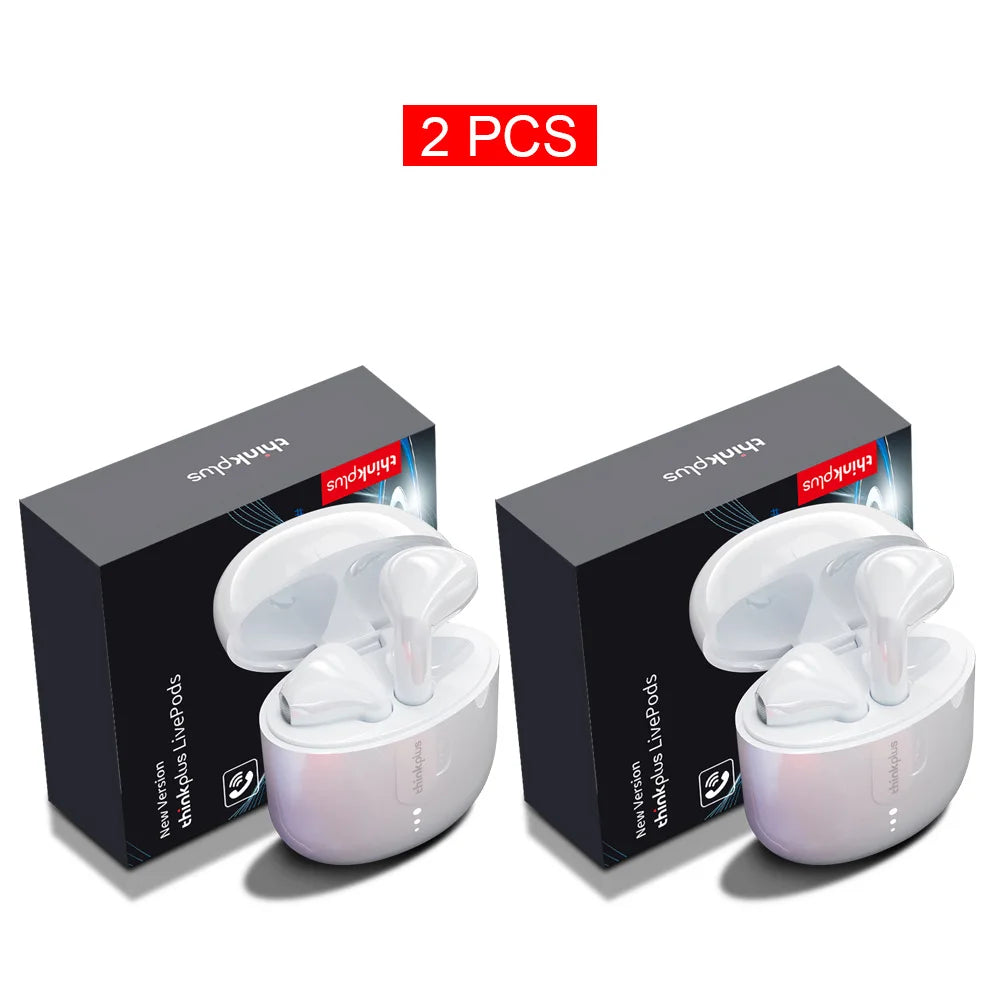 Original Thinkplus TWS Wireless Bluetooth Earphones Noise Canceling Headsets Full Color Touch Screen Headphones Hi-Fi Earbuds by MVEnergo