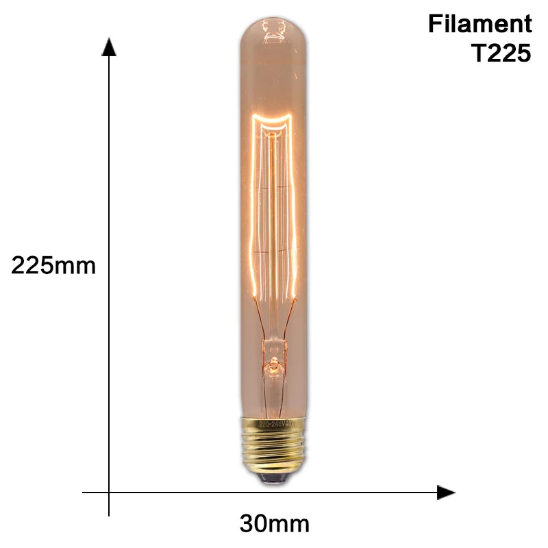 Retro Edison Light Bulb E27 40W 220V 110V Bedroom Industrial Loft Vintage Bulb For Home Decor Filament incandescent Edison Lamp by MVEnergo