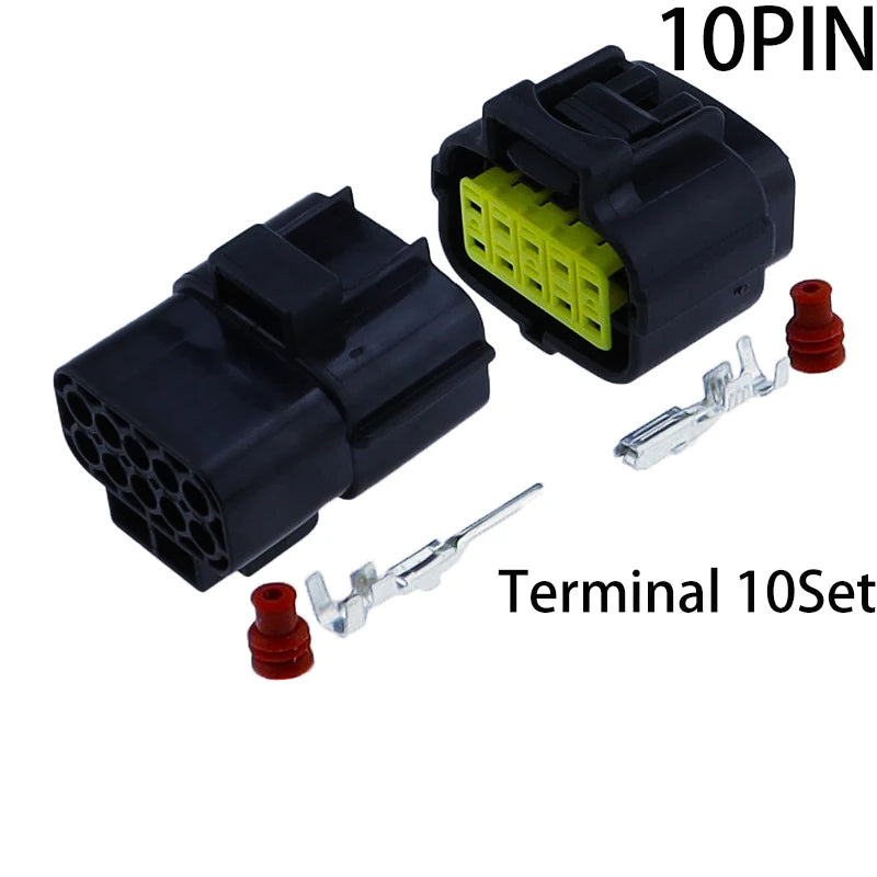 1 2 3 4 6 8 10 12 16 Pin Denso Auto Waterproof Wire Connector Electrical Plug Car Sealed Truck Harness Socket With Terminal