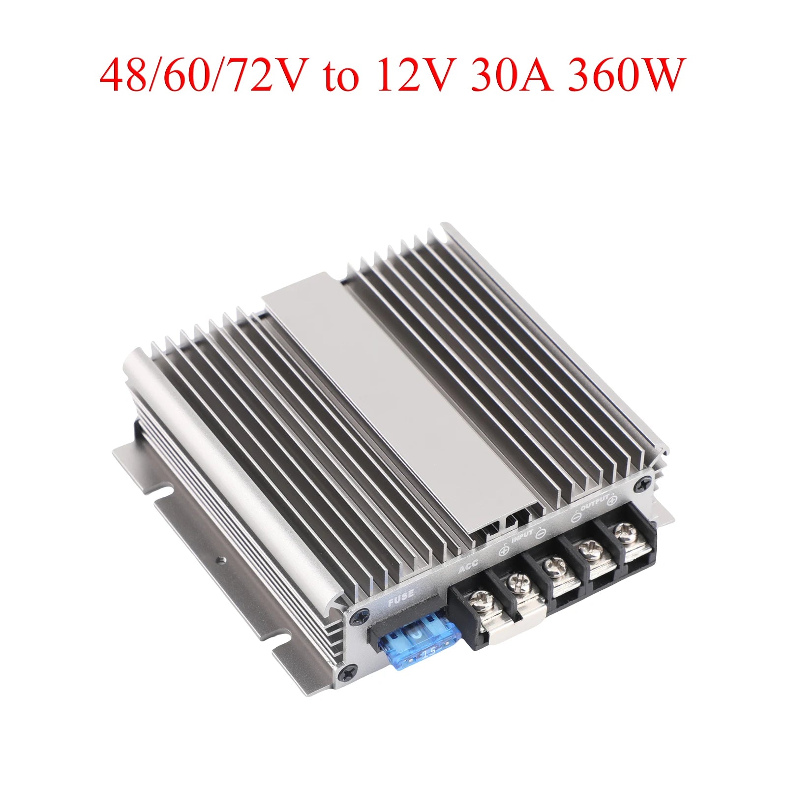 DC 48/60/72V to12V Power Converter 20A 30A 40A 50A Automatic Buck Regulator Step-Down Voltage Power Supply Module For Car by MVEnergo