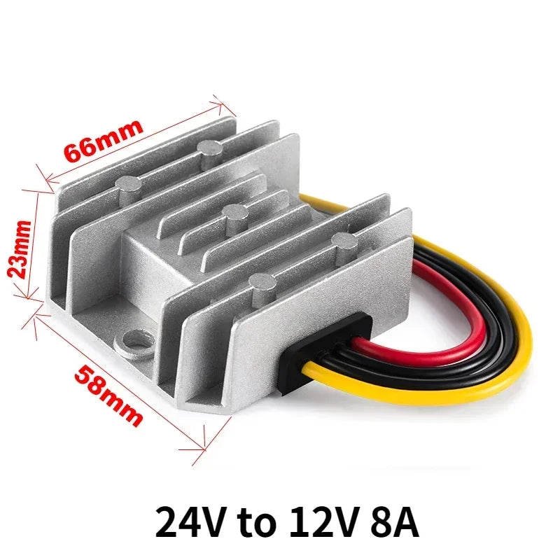 24 Volt to 12 Volt 40A 24V to 13.8V 30A 20A 15A 10A 8A 5A Voltage Transformer DC DC Converter Step Down Buck Regulator by MVEnergo
