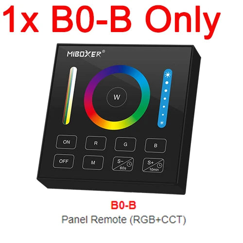 MiBoxer B0 B0-B B1 B1-B B2 B3 B3-B B4 B4-B B8 T1 T2 T3 T4 B5 Brightness/CCT/RGB/RGBW/RGBCCT Smart Panel Remote Controller Dimmer
