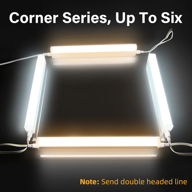 LED Kitchen Light Under Cabinet 10W 20W Led Tube Bar Wall Lamp Ultra Thin Home Bedroom Kitchen Closet Indoor Lighting 220V Room by MVEnergo