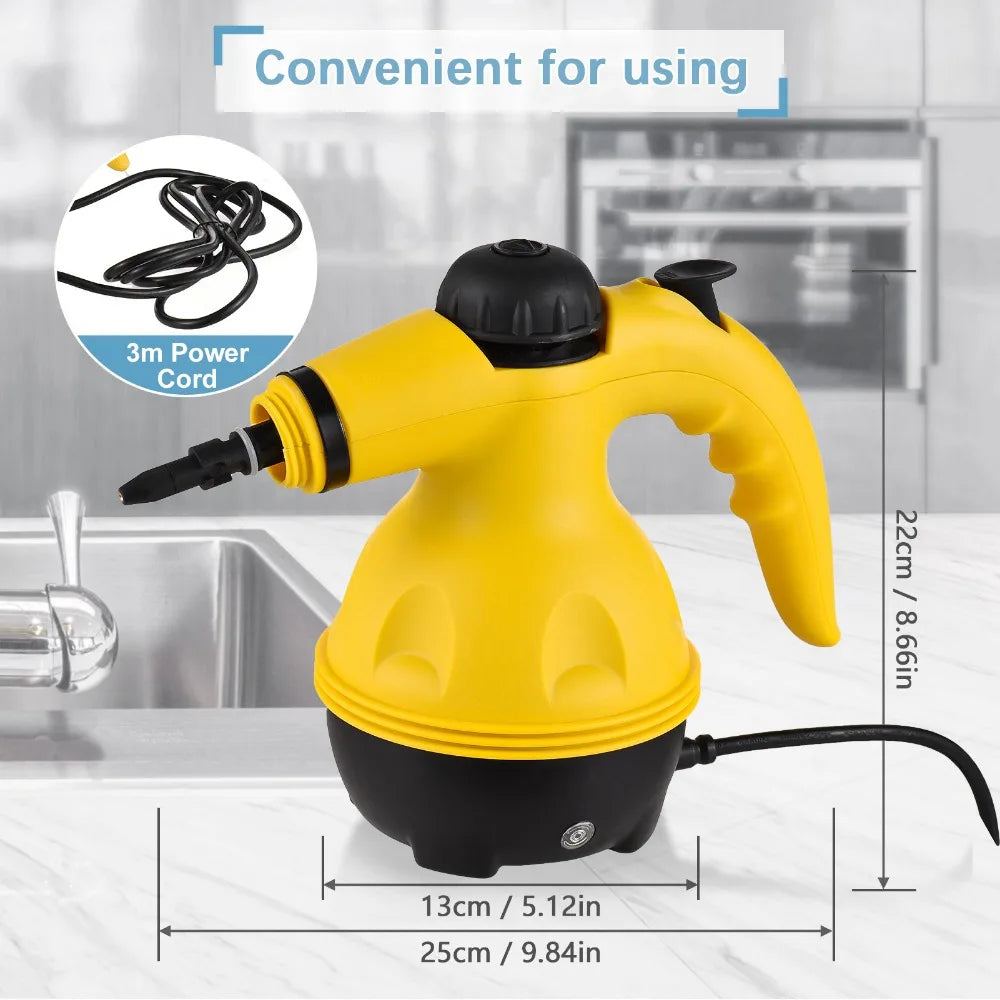 Hand-held High Temperature Steam Cleaner for Kitchen Range Hood Cleaning Home Bathroom, Car Cleaning Tools by MVEnergo