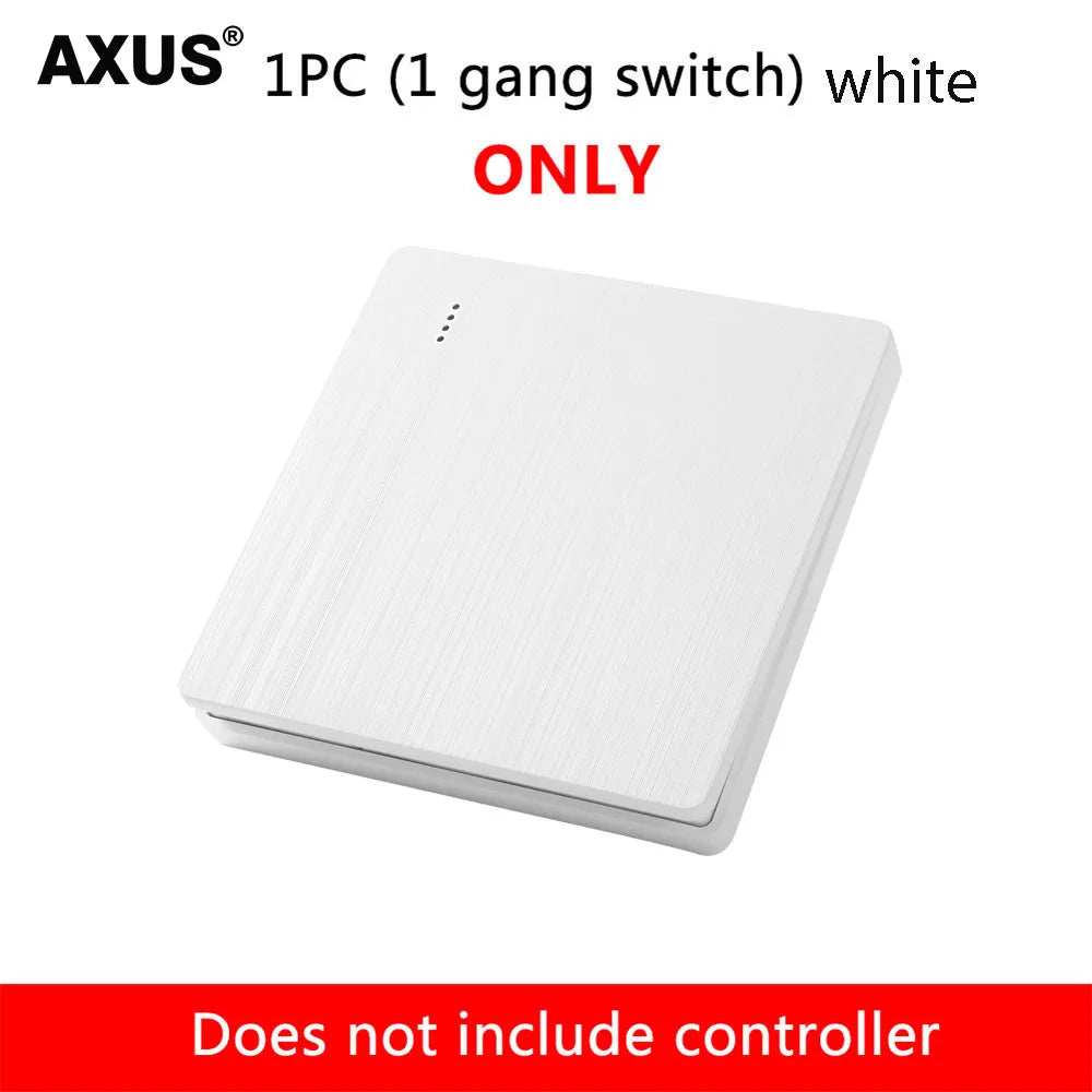 1 2 3 Channel Button 86 Type Wall Panel RF 433Mhz Remote Controller for RF433 Smart Switch RF433 for Home Led Light Lamp Fan