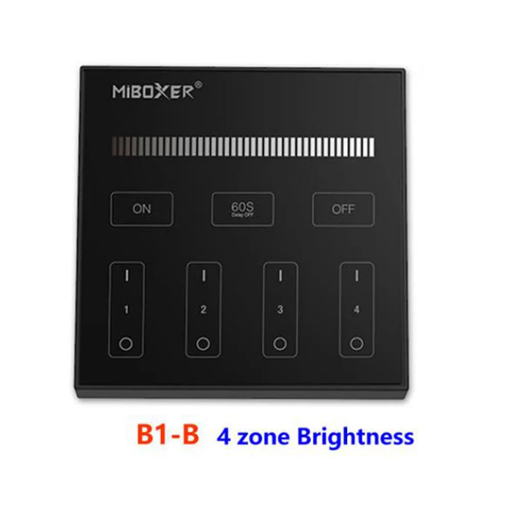 Milight 8 Zone 2.4G WIFI Touch Panel Brightness/CCT/RGB/RGBW/RGBCCT LED Smart Remote Controller dimmer MiBoxer LED Strip Bulb