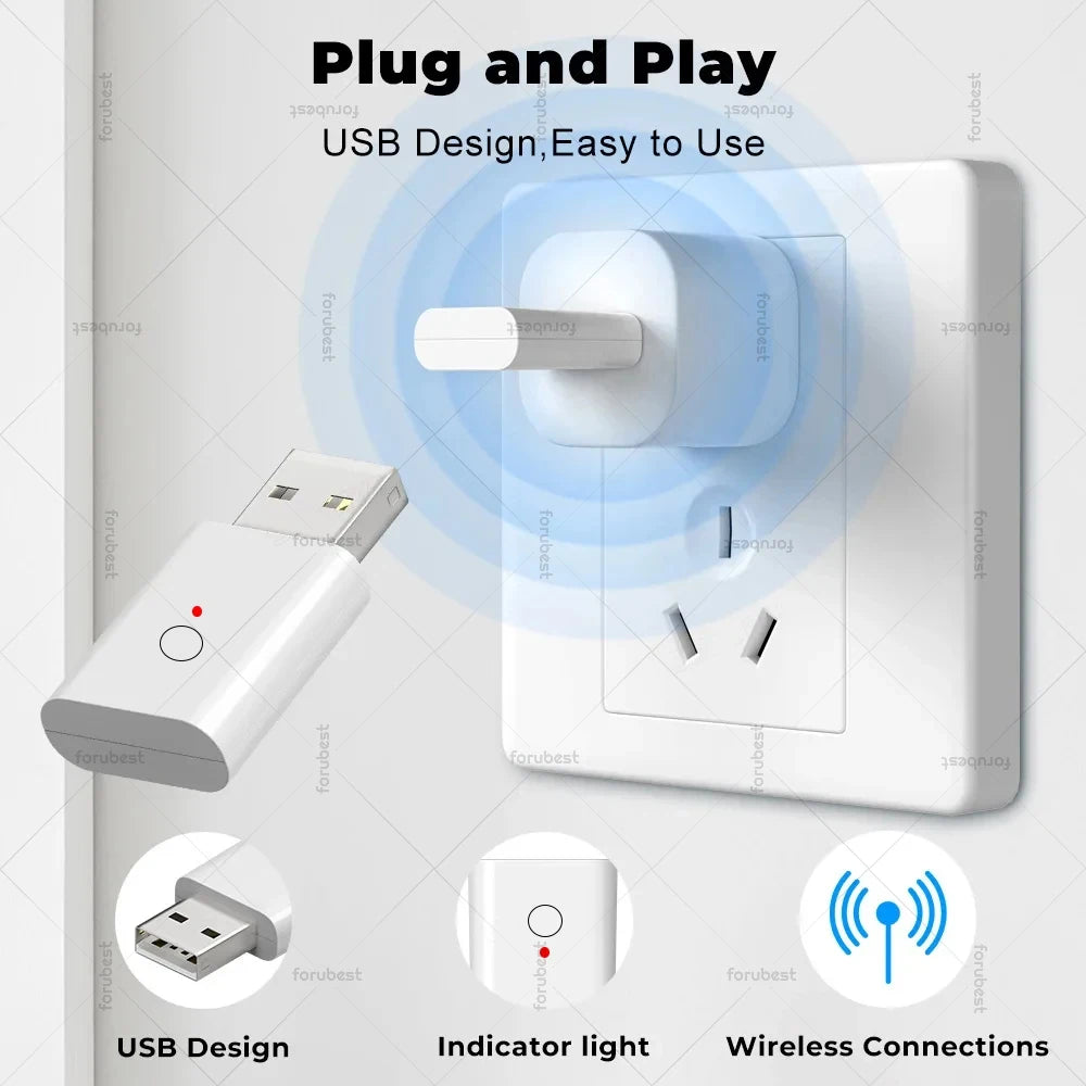 Mini ZigBee 3.0 Signal Repeater USB Signal Amplifier Extender for Smart Home Devices Automation For Home Assistant Zigbee 2mqtt