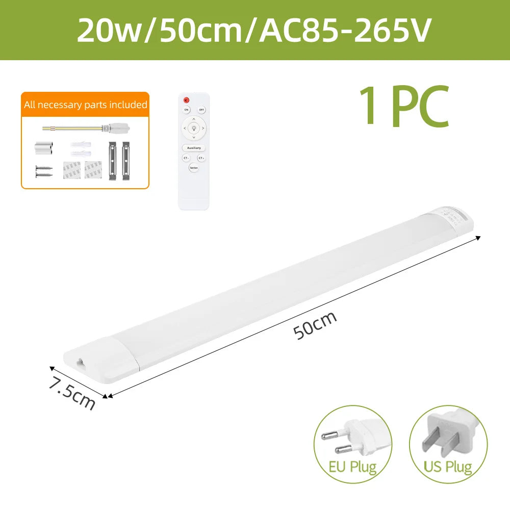 Remote Control Led Cabinet Light Dimming Light Tube Lighting for Kitchen Living Room Reading Lamps Led Wall Closet 50CM Lamp by MVEnergo
