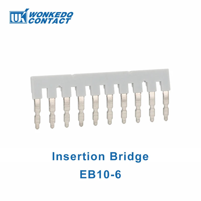 10Pcs UK 2.5 Terminal Block UK2.5B Screw Connection Connect Strip 2.5B 2.5mm² Cable Electrical Din Rail Wire Connector