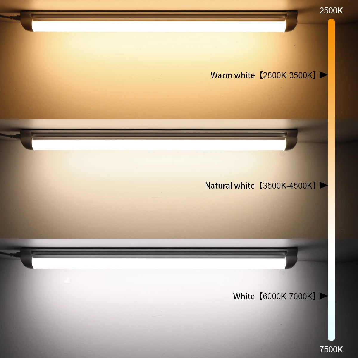 50CM T5 T8 Aluminum LED Light Tube 15W 25W LED Lamp Tube 220V For Desk Work Shop Garage Warehouse Kitchen Cabinet Lighting by MVEnergo