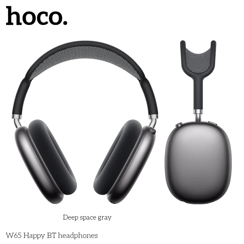 HOCO W65 New Bluetooth 5.4 Headphone Over Ear Big Earphones Hifi Audio Music Sport Gaming Headsets for Iphone Android With Mic by MVEnergo