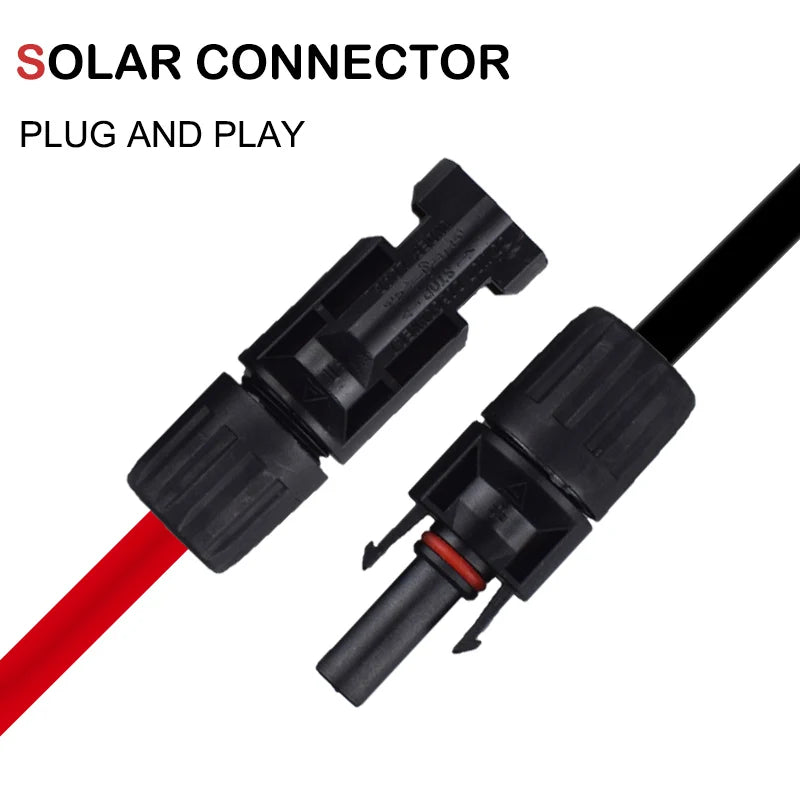 200/100/40/20/10/5 Pcs DC Solar Connector 1000V30A Panel Stecker IP67 waterproof Connectors Kit for PV/MC Cable 2.5/4/6mm2