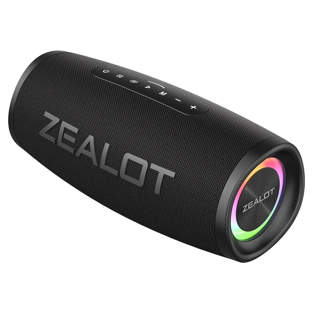ZEALOT-S56 Bluetooth Speaker 40W Output Power Bluetooth Speaker with Excellent Bass Performace IPX6 Waterproof Camping Outdoor by MVEnergo