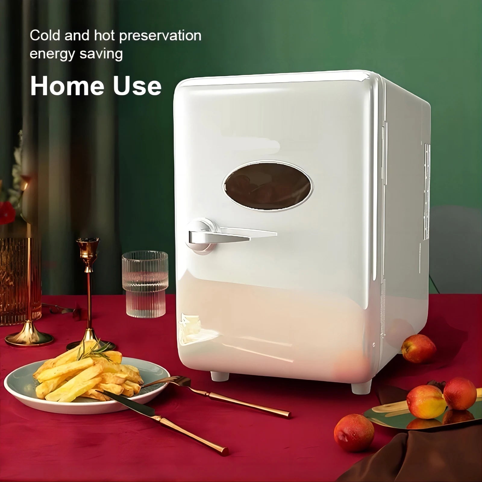 12/220V Mini Multifunction Refrigerator Cosmetics Mask Beverage Dormitory Refrigerators Cooler Warmer Beauty Fridge for Car Home