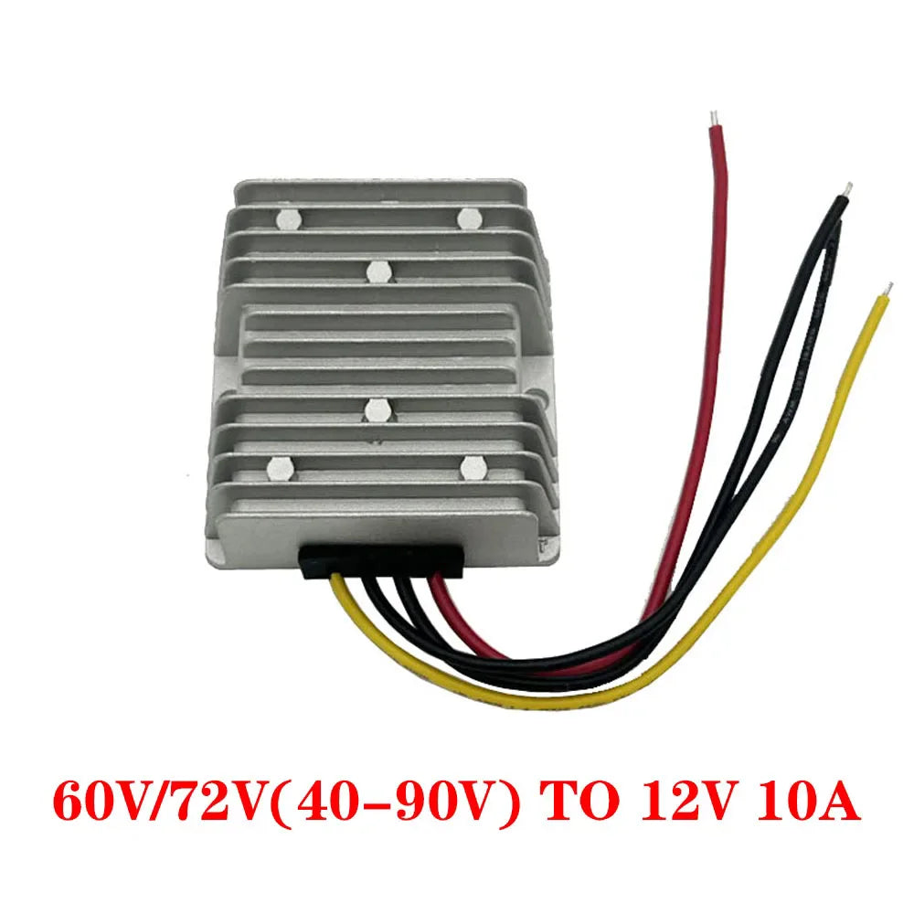 DC 24V 36V 48V 60V 72V 18-90V to 12V 10A 20A 30A 40A DC DC Converter Step Down Voltage Regulator Transformer Car Power Supply by MVEnergo