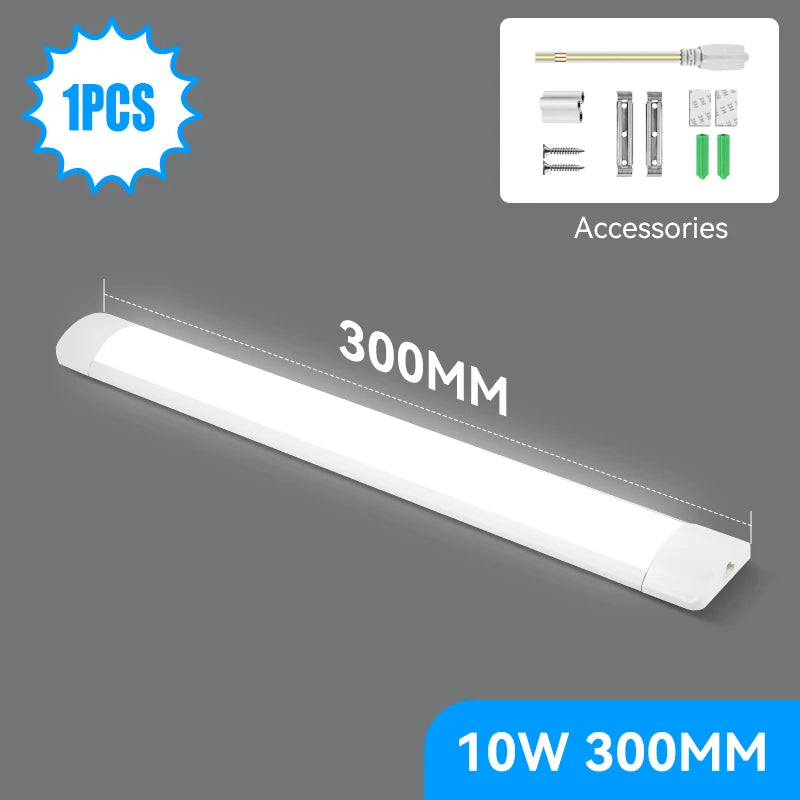 Led Tube Light 85-265v 10W 20W Led Bar Lamp 30/50CM Tube Ceiling Wall Lamps Home Indoor Lighting Fixture For Kitchen Bedroom by MVEnergo