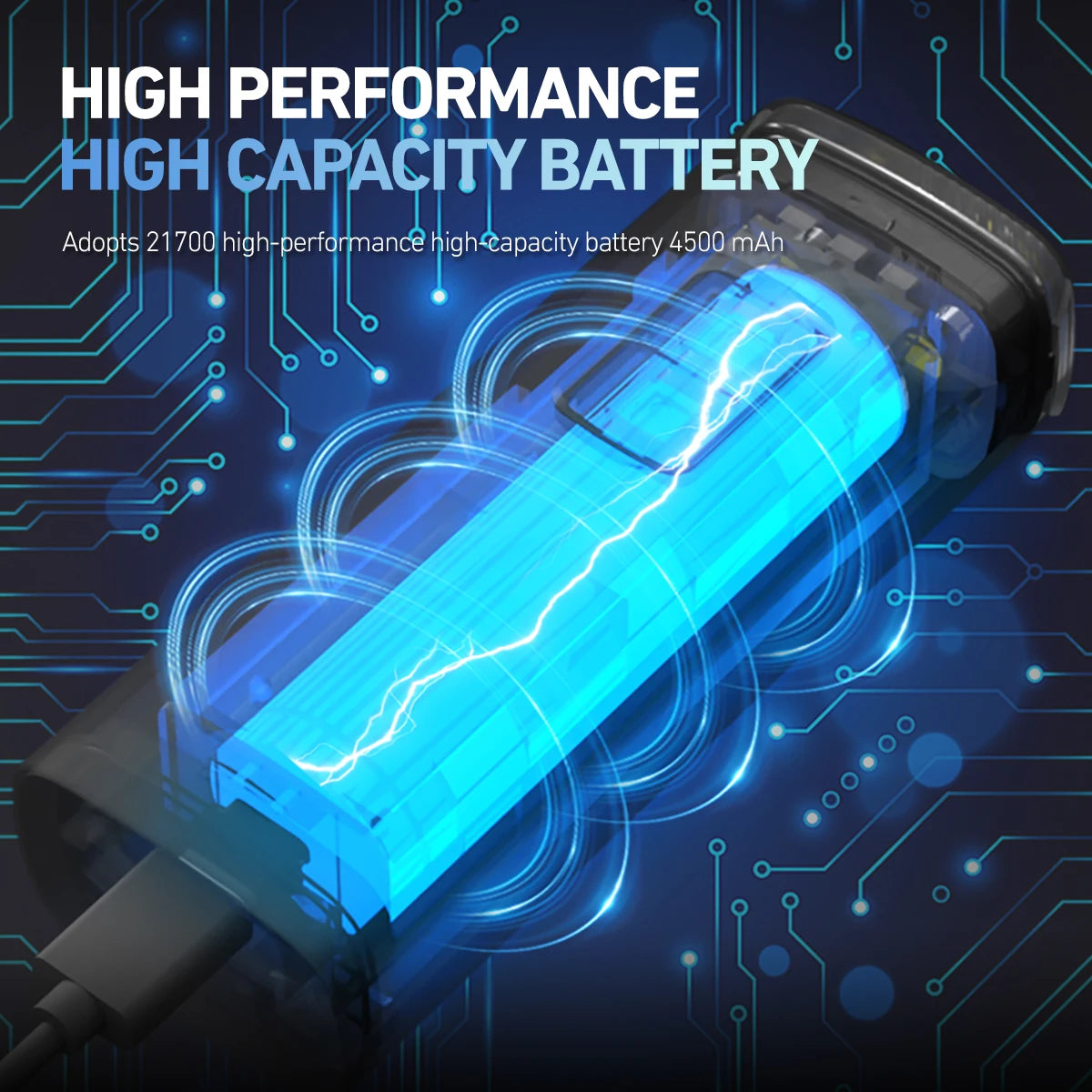 2000 Lumens CYCLAMI Bike Headlight Bicycle Flashlight Handlebar Type-C MTB Road Highlight BR2000 Front Lamp Light Aluminum Alloy by MVEnergo