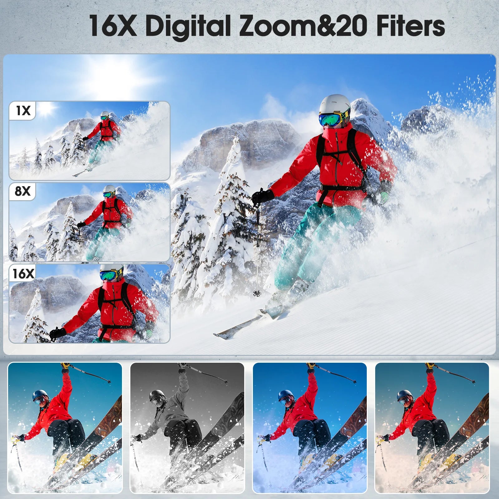 4K Digital Camera Photography Camera 48MP Autofocu Webcam Vlog Video Recorder Compact Cameras 180-Degree Rotation Flip Screen by MVEnergo