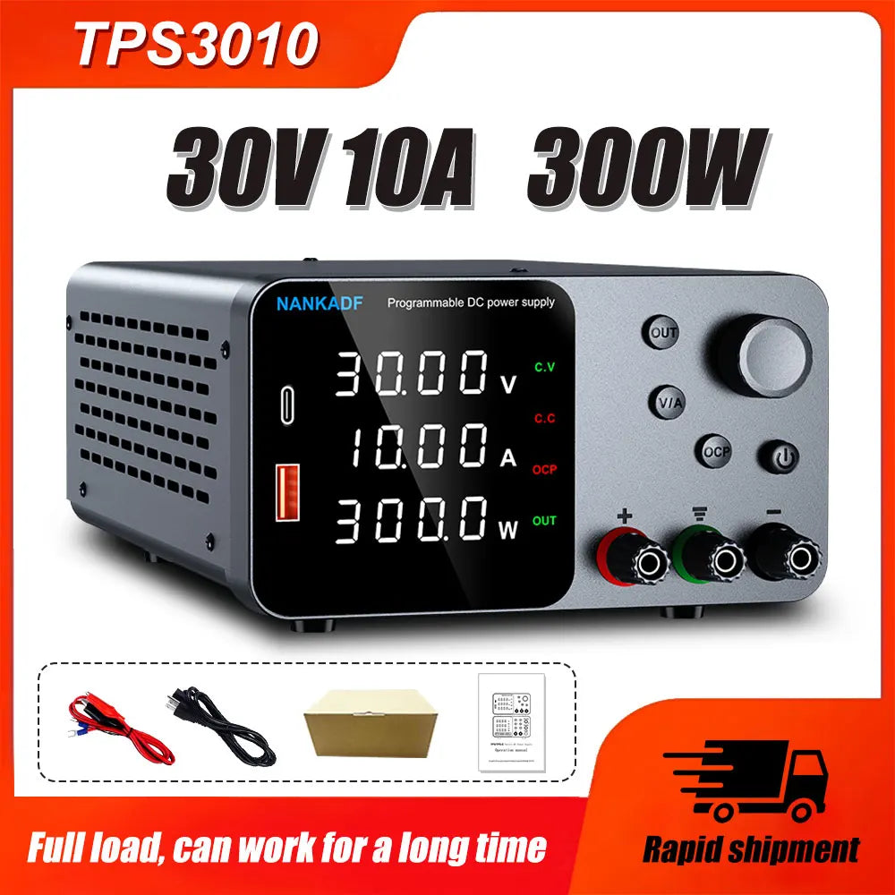 NANKADF DC Lab Power Supply 30V 60V Adjustable Voltage Regulator Preset Voltage Current Dual Input Voltage 220V/110V by MVEnergo