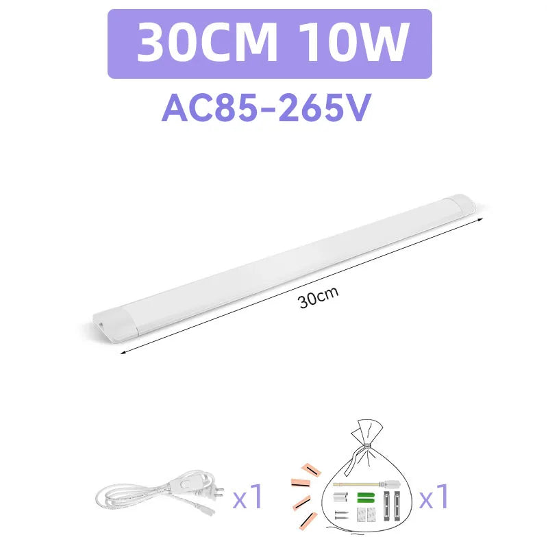 Led Tube Light Fixture High Brightness Lamp Tube 85V-265V Bar Lighting Bulb For Kitchen Home-Appliance Light Strip LED Luminaire by MVEnergo