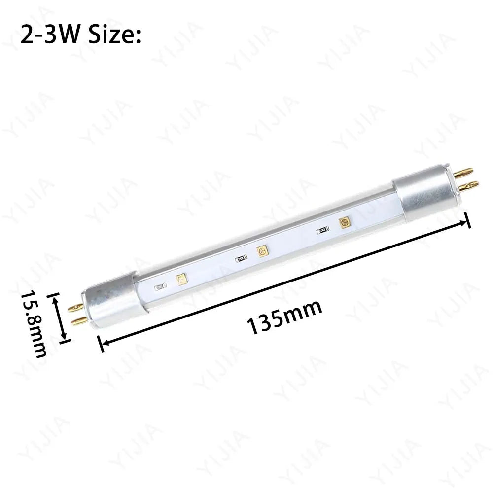 High Quality T5 Deep UV LED Ultraviolet Tube Lamps 270nm 280nm UVC with UVA 12V 24V For Purification Disinfection Sterilization by MVEnergo