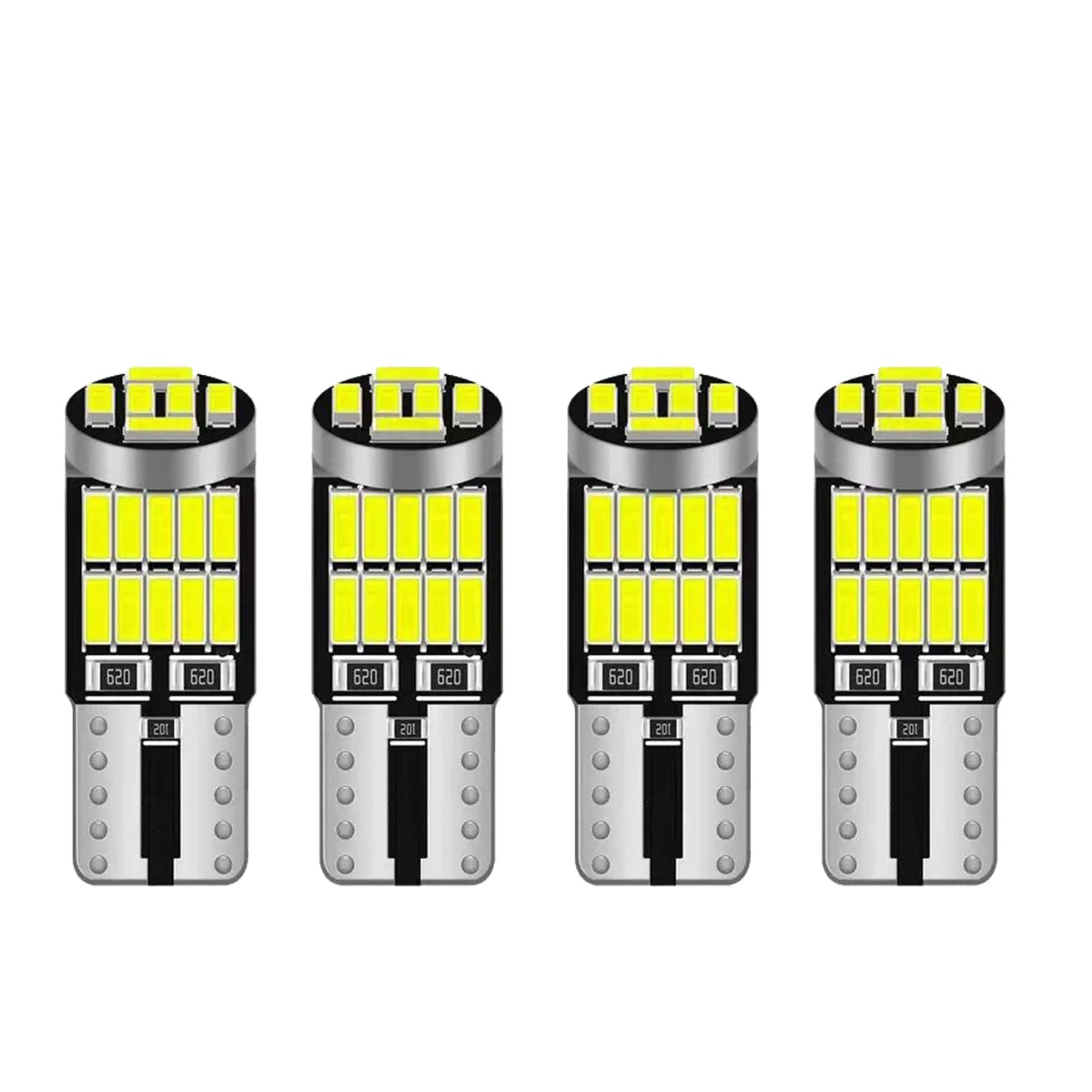 2/4/10X T10 W5W LED Bulb CANBUS No Error 12V 4014-26SMD 400LM 6500K Super Bright White Car Interior Dome Door Maps Trunk Lights