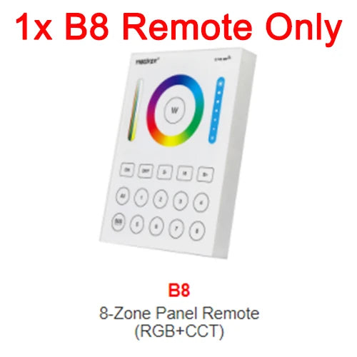 MiBoxer B0 B0-B B1 B1-B B2 B3 B3-B B4 B4-B B8 T1 T2 T3 T4 B5 Brightness/CCT/RGB/RGBW/RGBCCT Smart Panel Remote Controller Dimmer