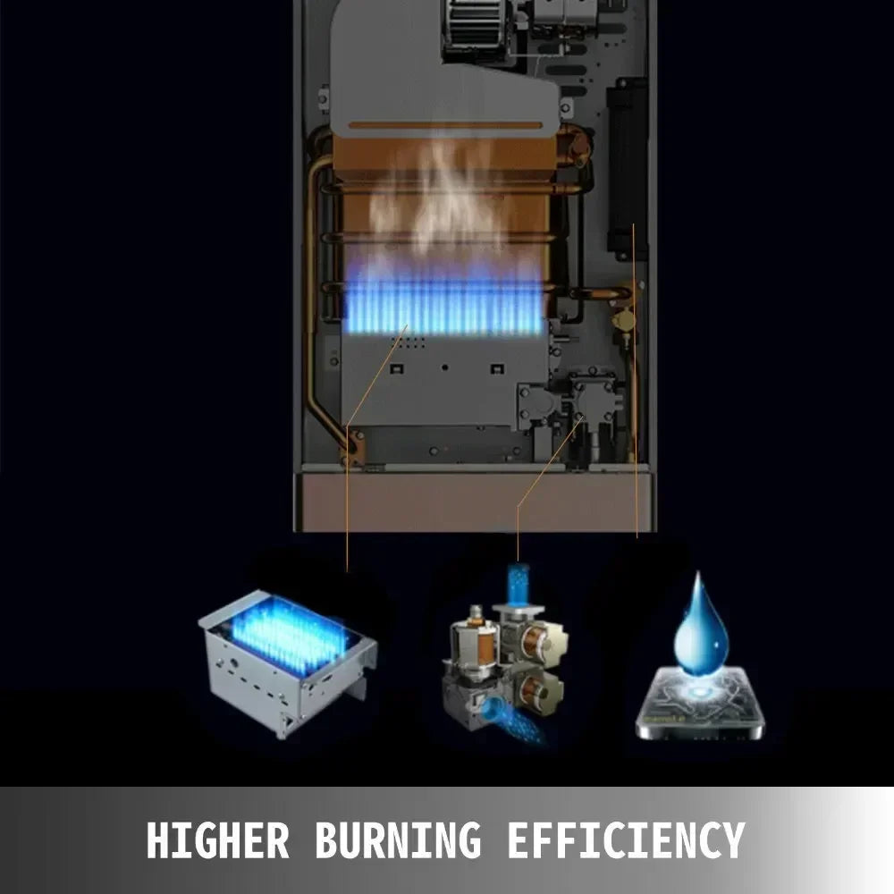 VEVOR LPG liquefied petroleum gas water heater 6L 8L 10L 12L 16L 18L liquefied petroleum gas propane butane water heater by MVEnergo