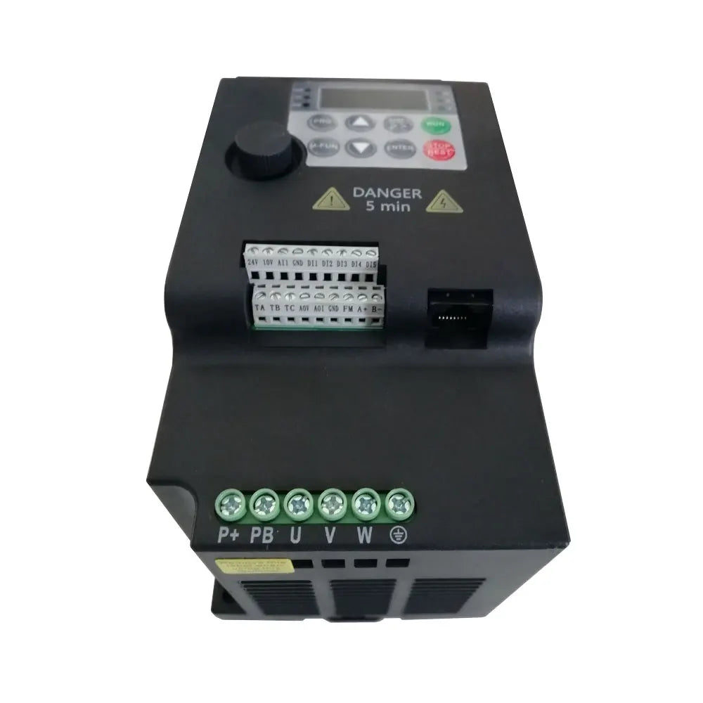 220V 380V VFD Variable Frequency Drive Inverter 0.75/1.5/2.2/3.7/4/5.5KW Vector Control Variator Speed Adjuster Controller by MVEnergo