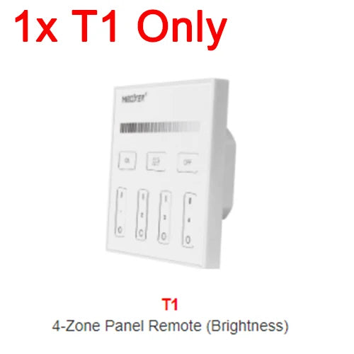MiBoxer B0 B0-B B1 B1-B B2 B3 B3-B B4 B4-B B8 T1 T2 T3 T4 B5 Brightness/CCT/RGB/RGBW/RGBCCT Smart Panel Remote Controller Dimmer