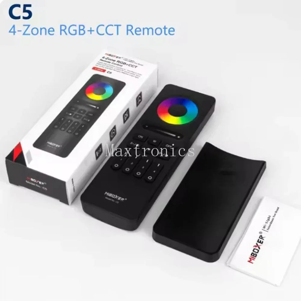MiBoxer 2.4G Wireless RGBCCT LED Panel Remote FUT100 FUT092 FUT092B B3 T3 B4 T4 B0 B8 S2W+ C5 Y3 FUT088 FUT089 FUT089B FUT089S