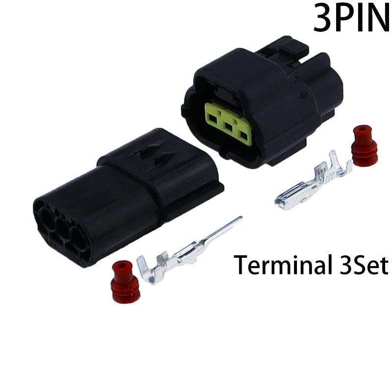 1 2 3 4 6 8 10 12 16 Pin Denso Auto Waterproof Wire Connector Electrical Plug Car Sealed Truck Harness Socket With Terminal
