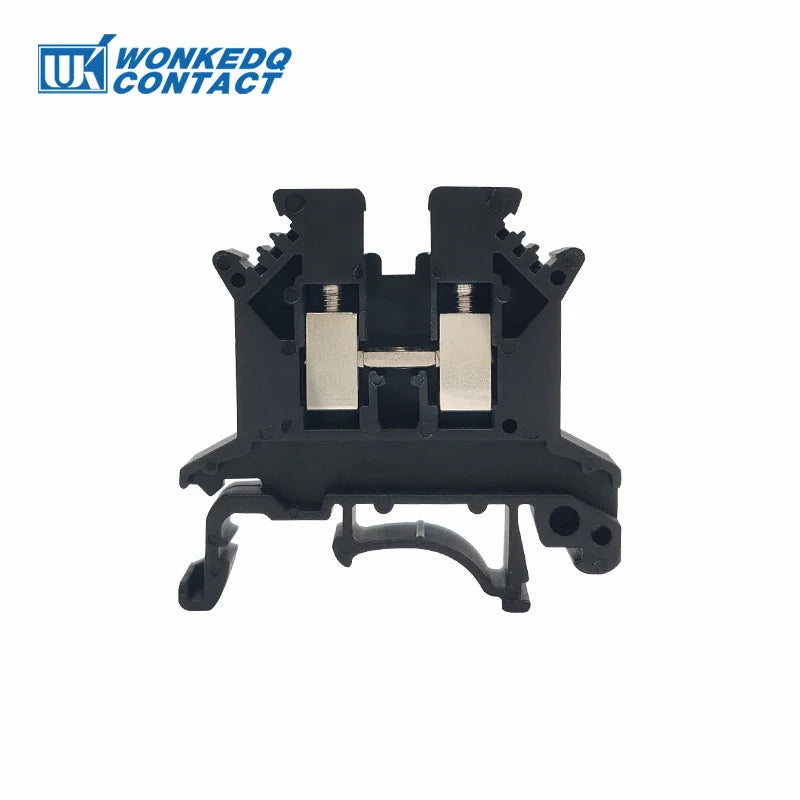 10Pcs UK 2.5 Terminal Block UK2.5B Screw Connection Connect Strip 2.5B 2.5mm² Cable Electrical Din Rail Wire Connector