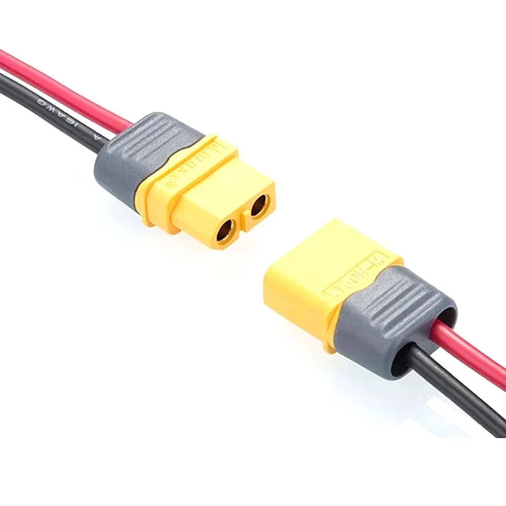 Amass XT30 / XT60 / XT90 Bullet Connectors – 10 pcs for RC Quadcopter, FPV Drone, LiPo Battery by MVEnergo