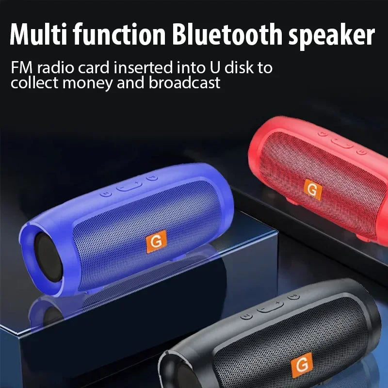 Portable Subwoofer Bluetooth Speakers Outdoor Stereo Surround Waterproof Loudspeaker Wireless Sound Box Support FM Radio TF Card by MVEnergo