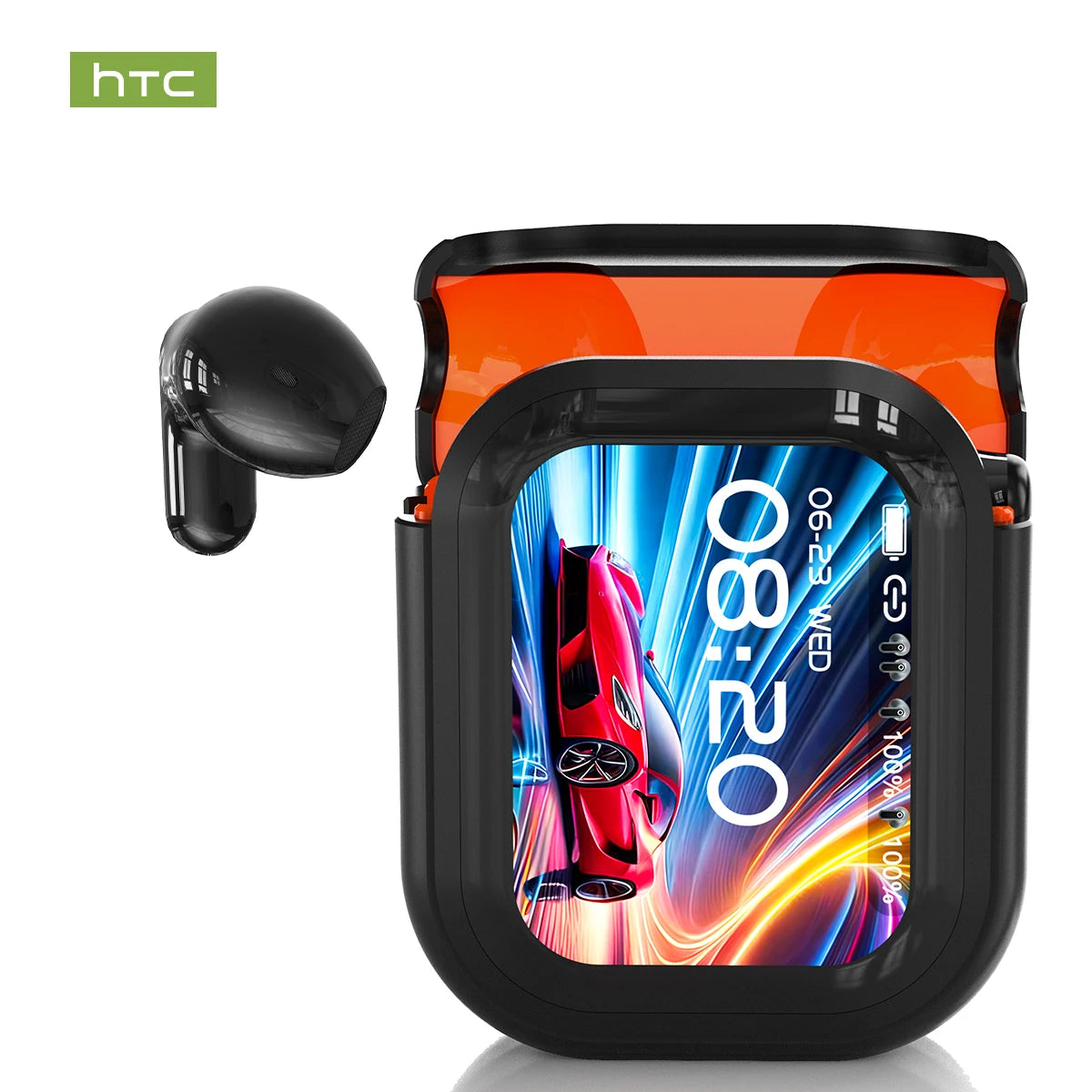 Translator HTC NE20 New Bluetooth 6.0 Wireless Headphones Translation Earphones IPX4 Waterproof Rating Long Battery Life by MVEnergo